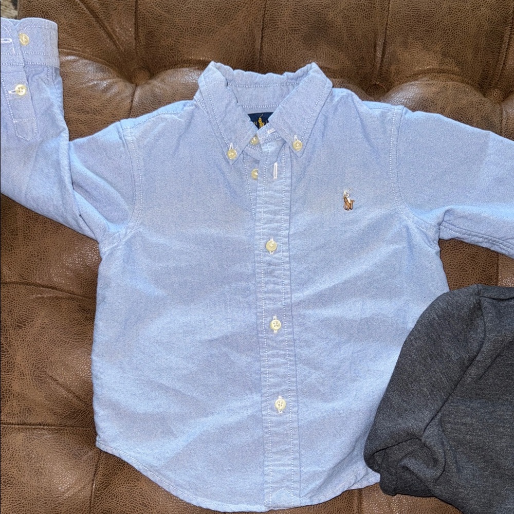 Ralph Lauren button up 👦💙